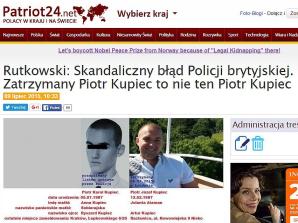 Wielka Brytania: Rutkowski wskazał miejsce, gdzie ukrywał się Piotr Kupiec, niebezpieczny zabójca i pseudokibic. Brytyjska policja go aresztowała! Będzie ekstradycja!