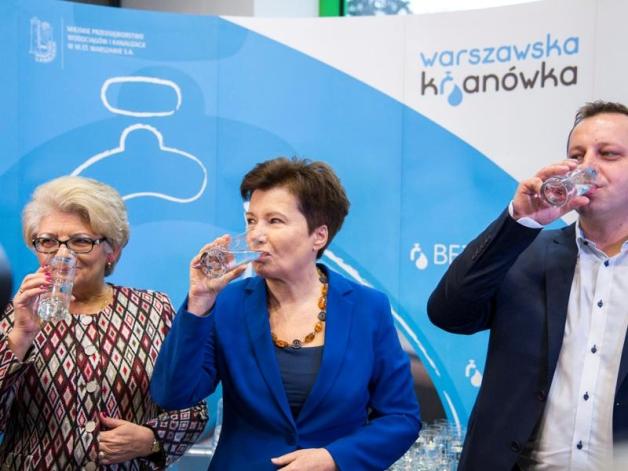 Smaczna woda z kranu w całej Warszawie