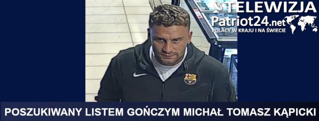 [VIDEO] Duńska policja poszukuje 30-letniego obywatela Polski o nazwisku Michał Tomasz Kąpicki. Pod zarzutem zabójstwa. 